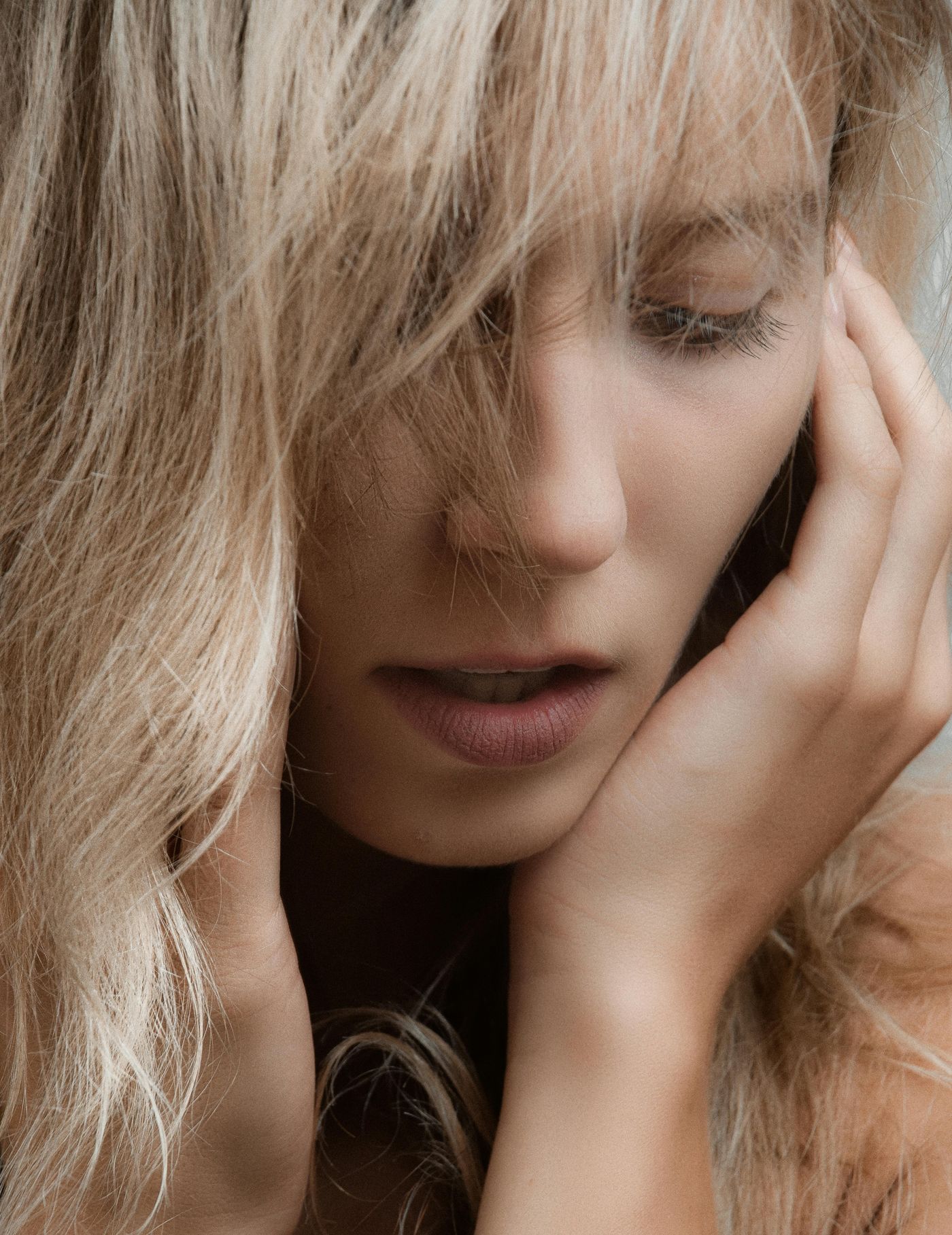 Woman experiencing calm through personalized therapy